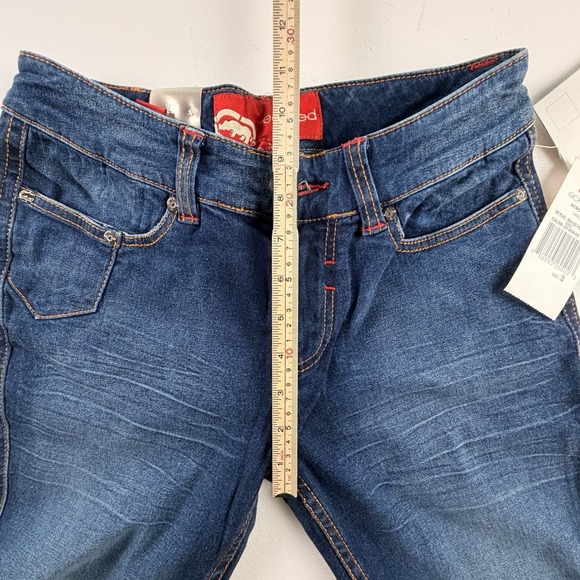 Vintage Echo Red Jeans Medium Wash Denim Size 3 Women's - Picture 12 of 16